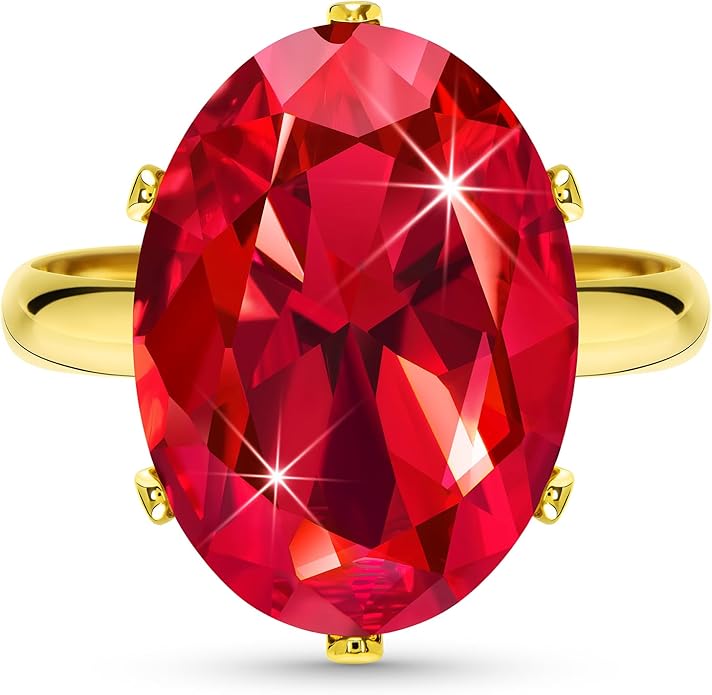 Linawe Cubic Zirconia Imitation Diamond Moissanite Rings for Women, 14K Gold/Rose Gold/Silver Adjustable Chunky Ring, Costume Rhinestone Jewelry for Wedding Engagement