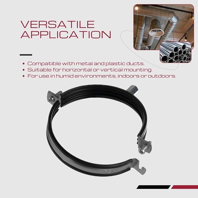 5 Inch Pipe Clamp Pack of 2 - Image 4