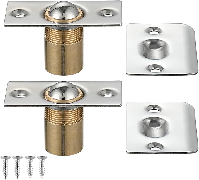 JQK Closet Door Ball Catch Hardware, Stainless Steel Catch Adjustable by Homeimprovement