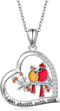 FLYOW 925 Sterling Silver Cute Animal Jewelry Hummingbird/Butterfly/Wolf/Corgi/Cat/Snake/Spider/Bat/Penguin/Bear/Opossum/Frog/Guinea Pig for Women Mother Friend Animal Lovers