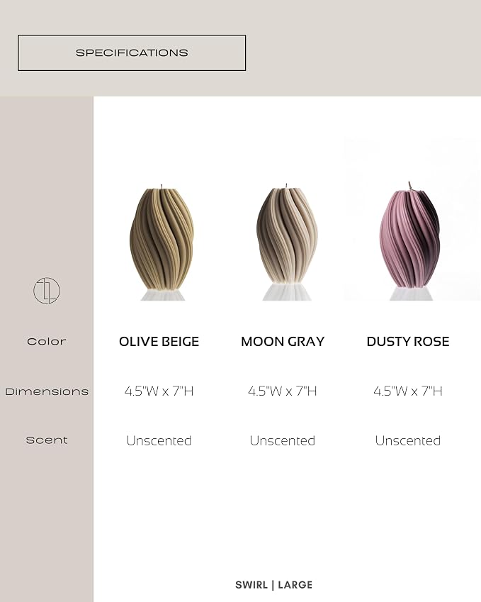 LAWA Swirl Candle - Image 5