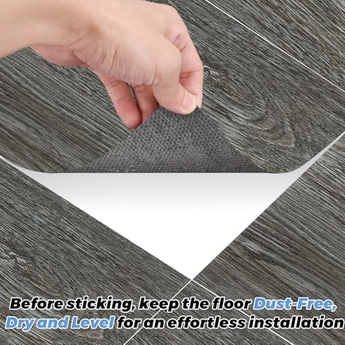 AKOLAFE 12x12 Inch Peel and Stick Floor Tile Wood Grain Series - Image 5