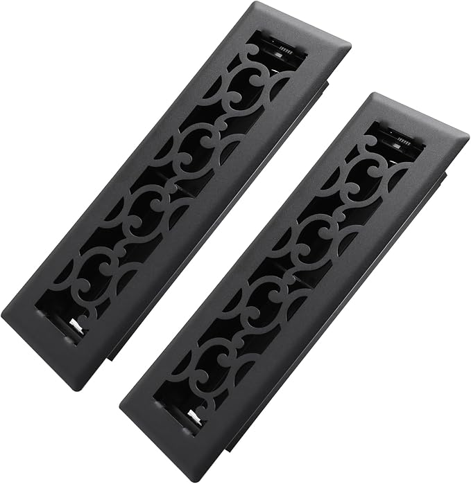 Howeall 2x10 Inches 2 Pack Heavy Duty Walkable Floor Register by Howeall