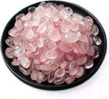 Polished Rose Quartz Crystal Set, 0.4", 128 Pcs - Handpicked Tumbled Stones and Crystals Bulk for Healing, Reiki, Meditation, Witchcraft and Home Decor