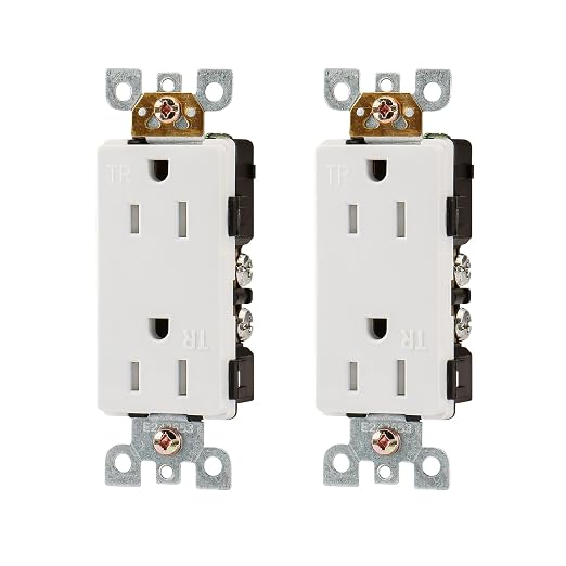 Wengart Decorator Wall Receptacle Outlet, 125V 15A Tamper-Resistant Duplex by Wengart