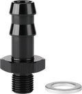 M10x1.0 Male Metric to 3/8 Barb Fuel Pump Outlet Adapter Fitting Aluminum Black by Podavelle