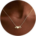 TURANDOSS Valentines Day Gifts for Kids Teen Girls - Dainty 14K Gold Plated Letter A-Z Initial Necklace with Heart, Personalized Jewelry Birthday Valentines Day Gifts for Girlfriend Wife Women