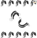 1 Inch Reinforced Rigid Pipe Strap, 2 Holes U Bracket Cable Clamp Hanger by JDHGSHL