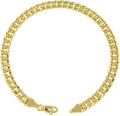 Gold Electroplated Anklet for Women, 9-12 Inch Sizes, Figaro, Cuban, Mariner, Herringbone Design - Made in Korea