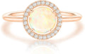 PAVOI 14K Gold Plated Crystal Birthstone Rings | Rings For Women