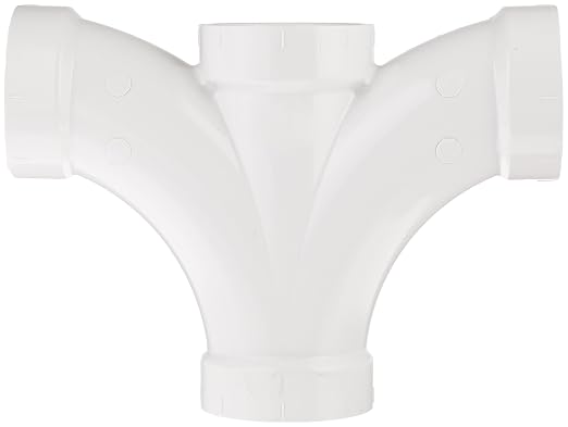 Spears P500 Series PVC DWV Pipe Fitting, Double Fixture Wye - Image 2