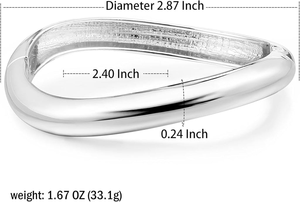 Elegance 11 designs Gold Plated Cuff Bangle Bracelets For Women Set Chunky Trendy Gold Bracelet Minimalist Hinged Arm Cuff Jewelry Gift 2pcs