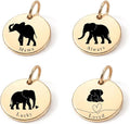 SM Design Mama Animal Charm Set – Set of 4 Stainless Steel Charms – Motherhood & Family Keepsake Jewelry Charmss
