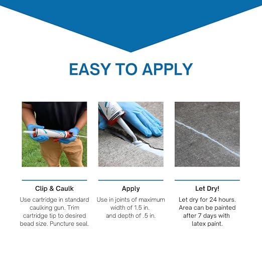 Akonaflex Self-Leveling Concrete Repair, 29 Ounces | Concrete Caulk Compound - Image 3