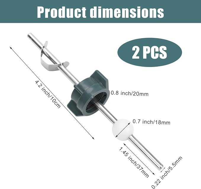 4pcs Sink Drain Parts, Lavatory Pop Up Center Piece Assembly - Image 2