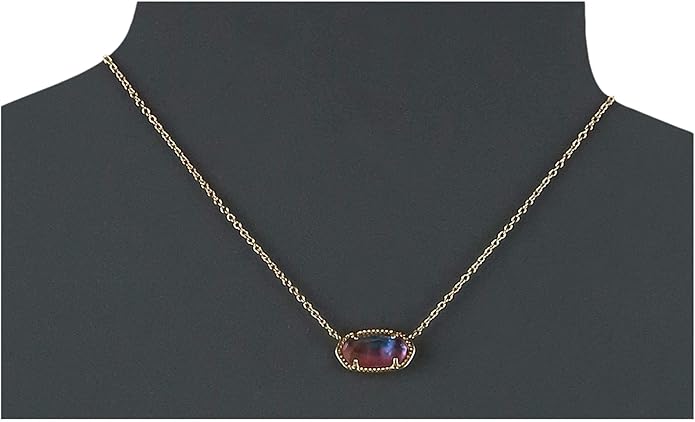 Kendra Scott Elisa Pendant Necklace for Women, Fashion Jewelry, 14k Gold-Plated