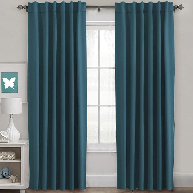 H.VERSAILTEX Blackout Curtains Thermal Insulated Window Treatment Panels Room by HVERSAILTEX