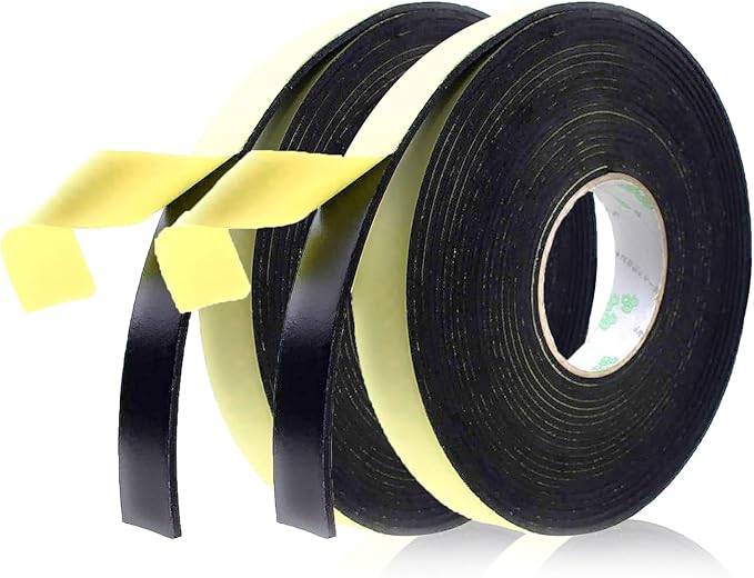 Foam Insulation Tape Adhesive High Density, Weatherstrip, Waterproof, Air by PAPILLON