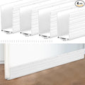 Yaocom 4 Pack U Shape Screw on Under Door Seal 36 Inch Aluminum and Rubber Door by Yaocom