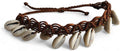 AYANA Cowrie Shell Handmade Macrame Anklet for Women | Adjustable Bohemian Beach Jewelry | Eco-Friendly, Handcrafted Macramé with Ethically Sourced Cowry Shells | Women's Ethnic Anklet