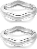 Elegance 11 designs Gold Bangles For Women Chunky Trendy Hinged Cuff Open Bracelet Wide Minimalist Bracelets Jewelry Gift