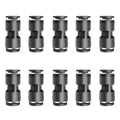 zjxed 1/4" OD x 1/4" OD Straight Pneumatic Connector, Push to Connect fittings by ROZESAZZ