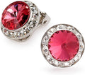 | Colorful Rhinestone Clip On Earrings for Dance, Pageant, Prom, Performance, Wedding, or Special Event