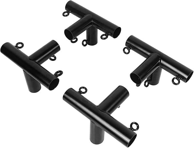 Luwint 4PCS 4-Way Flat Canopy Fittings, Fits 3/4" EMT Pipe by Luwint