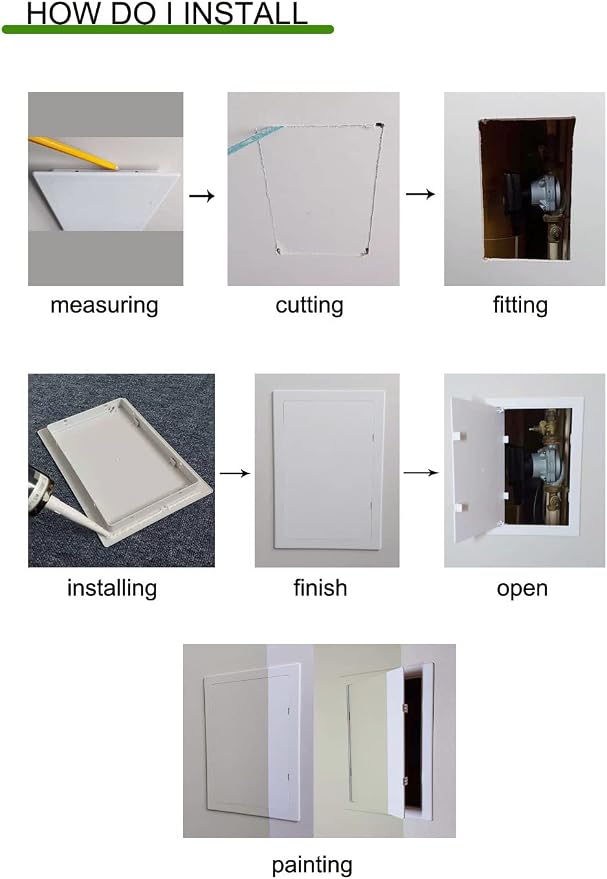 Fengze Plastic Access Panel Wall Installation Outdoor Kitchen Access Doors - Image 4