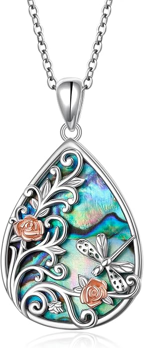 FLYOW 925 Sterling Silver Cute Animal Jewelry Hummingbird/Butterfly/Wolf/Corgi/Cat/Snake/Spider/Bat/Penguin/Bear/Opossum/Frog/Guinea Pig for Women Mother Friend Animal Lovers