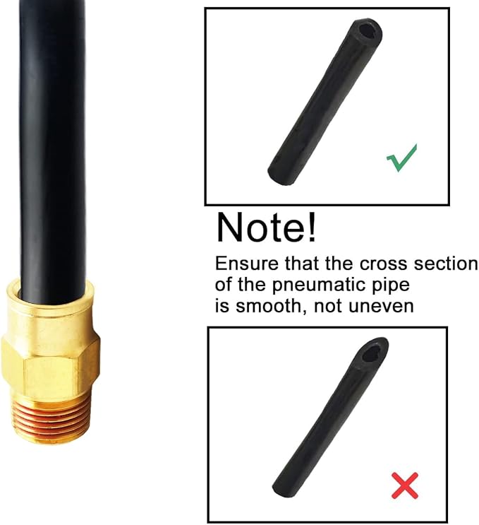 Push to Connect Fittings, 1/4" Tube OD x 3/8" NPT Male Brass DOT Air Fittings - Image 4