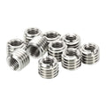 10Pcs Thread Adapter Sleeve Reducing Nut, M6 M to M4 F, 9.5mm Length | M6 x 1 by HIPICCO