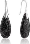 SELOVO Stone Fishhook Dangle Drop Earrings Statement Earrings for Women Stone