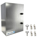 NBCYUNER Stainless Steel Electrical Enclosure 24x24x12 Inch NEMA 4X Enclosure by NBCYUNER