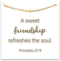 STORYJEWELLERY Friend Bracelet, Friendship Gifts for Women, Friendship Bracelets, Cross Bracelets, BFF Gift, Birthday Valentines Day Gifts for Friend, Religious & Christian Gift