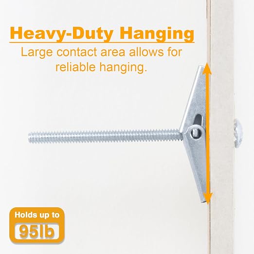 3/16 Heavy Duty Drywall Anchors, Dry Wall Anchors and Screws Kit, Butterfly - Image 5