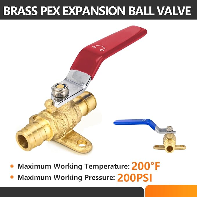 30PC HeSun 1/2 Inch PEX-A Expansion Ball Valve - Image 5