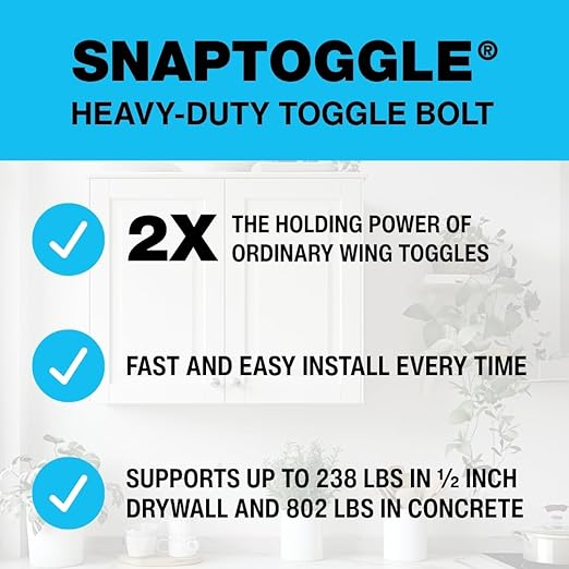 TOGGLER SNAPTOGGLE BA Toggle Anchor 3/16-24 UNC, 100 Pack, w/o Bolts | - Image 4