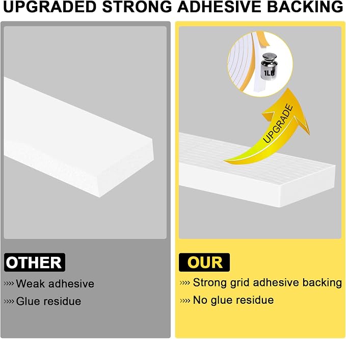 Foam Insulation Tape for Garage Door & AC, Strong Adhesive, 1x1/4in | Blocks - Image 5