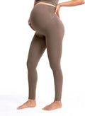 POSHDIVAH Women's Creamluxe Maternity Leggings 25"/28" Over The Belly Pregnancy Yoga Pants Active Workout Leggings