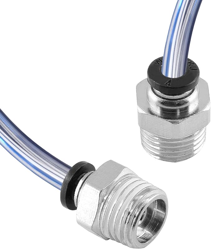 10Pcs 6mm Push Connect 1/4 NPT Male Straight Pneumatic Fitting | Pure Copper - Image 5