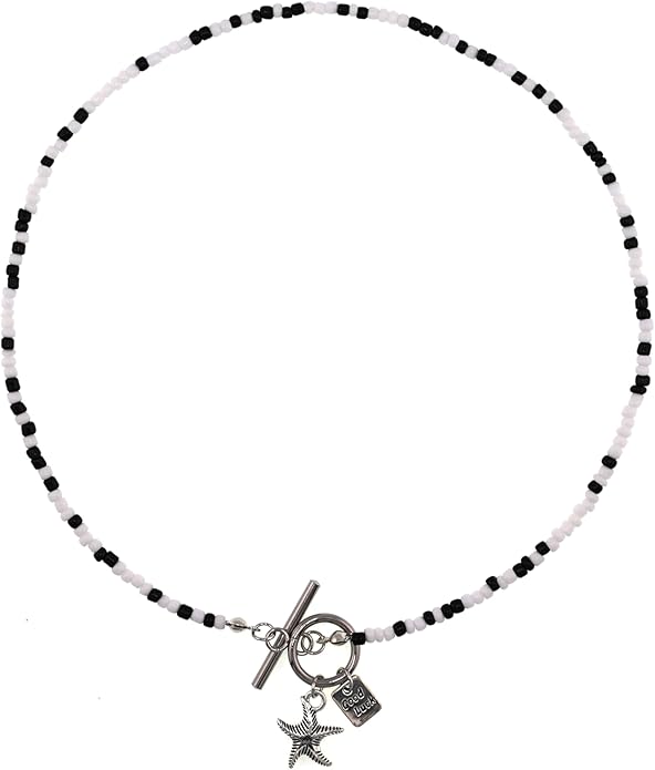 Women's Shell Starfish Boho Layered Beaded Necklace Choker for Summer Beach Vacation Gifts for Birthday/Anniversary/Christmas