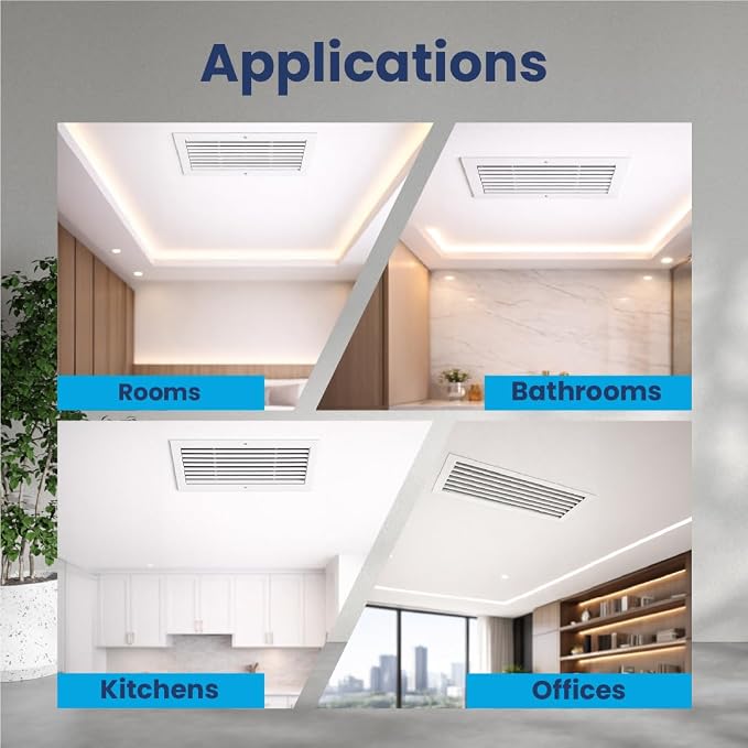 20x16 Aluminum Wall Ceiling Air Return Vent Cover HVAC Rustproof Grille - Image 7