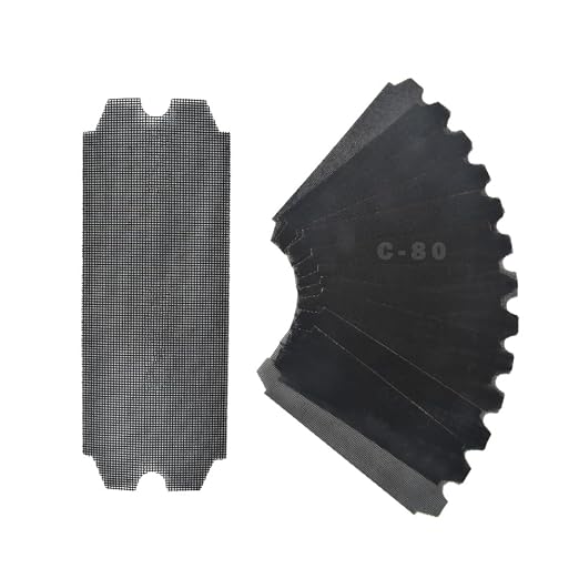 SCOTTCHEN Drywall Sanding Screen Mesh Sheet 4-3/16" x 11-1/4" Grit #80-12pcs by SCOTTCHEN