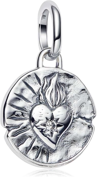Cute Fashion Heart Charms,S925 Sterling Silver Charm,Bead for Bracelets and Necklaces,For Women Jewelry Present