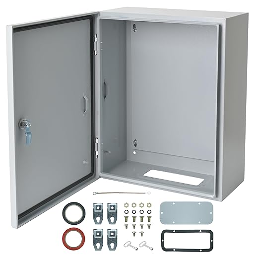 Waterproof Electrical Enclosure 24 x 24 x 12 inches, Outdoor Electrical Box by Unknown