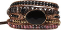 ZOSOJONA Women Wrap Bracelets Boho Natural Stone Jasper Turquoises Strand Bracelet Jewelry Collection