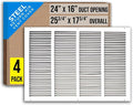Fits 24x16 Duct Opening | Steel Return Air Grille by Handua | Vent Cover Grill by Handua