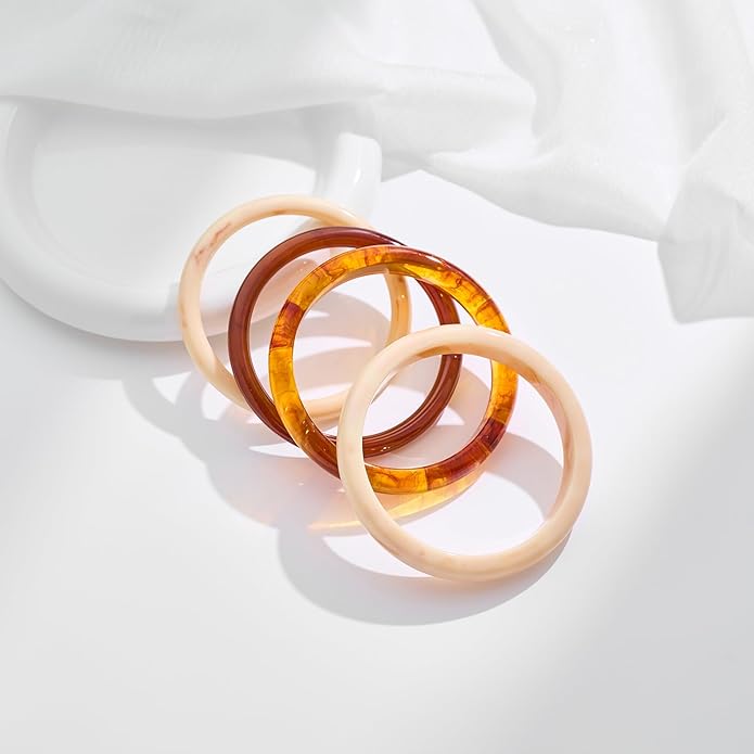 Acrylic Resin Bangles Bracelets for Women Wide Irregular Geometric Wristband Statement Bracelet Punk Chunky Acrylic Resin Bangle