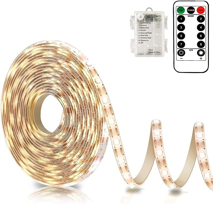 echosari Battery Powered Led Strip Lights by echosari